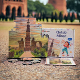 Qutub Minar Jigsaw Puzzle | Fun & Learning Games for kids - Mittimate